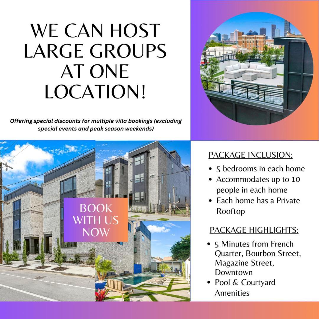 Galaxy Villa w/ Private Rooftop- Latitude@OCH New Orleans Esterno foto